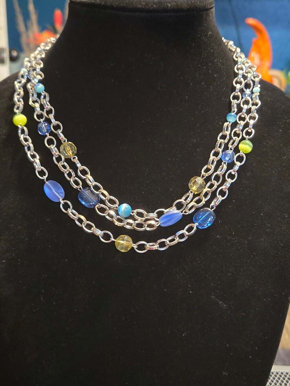 Premier Designs Costa Rica Multi Strand Beaded Necklace